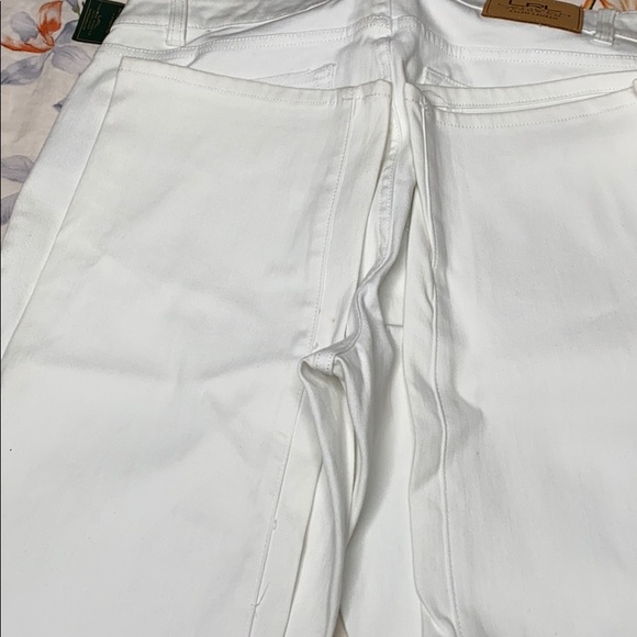 LAUREN JEANS  by Ralph Lauren WHITE 14w - Picture 5 of 8